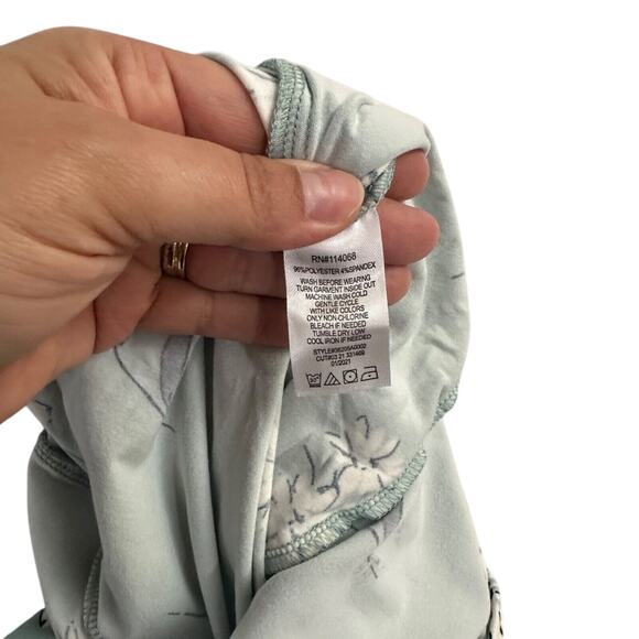 Girls Mint Green Ruffle Jumpsuit Size M Flowy Floral Boho Spring Outfit - Picture 7 of 13